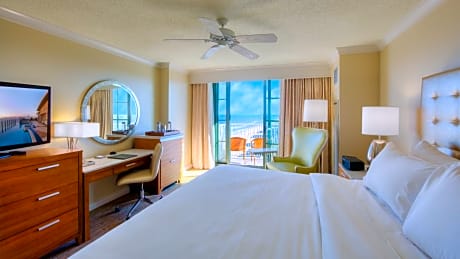 King Room with Partial Ocean View - High Floor