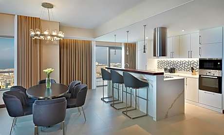 Two-Bedroom Skyline Suite with Panoramic View and Balcony