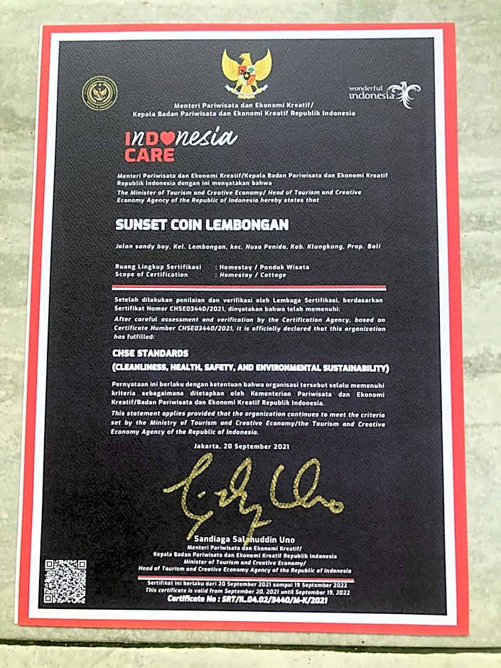 Sunset Coin Lembongan