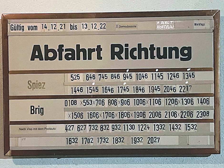 VISPERBLICK 24-7 Parkplatz und Frühstück inkl