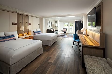 Room, 2 Double Beds, Resort View