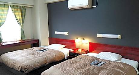 Smoking twin spacious 20 square meters & 2 wide beds WIFI connection OK