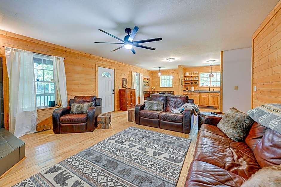 Smoky Mountain Cabin with Camping Area and Fire Pit!