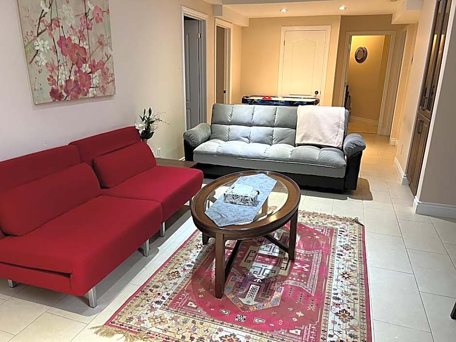 2 bedroom basement with parking