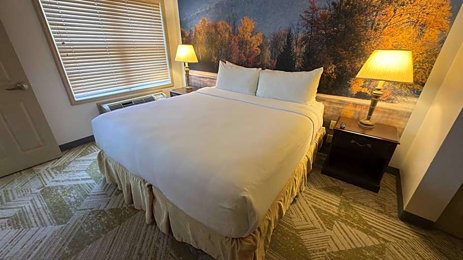 Zdjęcie 1 z 6 — 1 King Bed Suite, Hearing/Mobility Accessible, Roll in Shower
