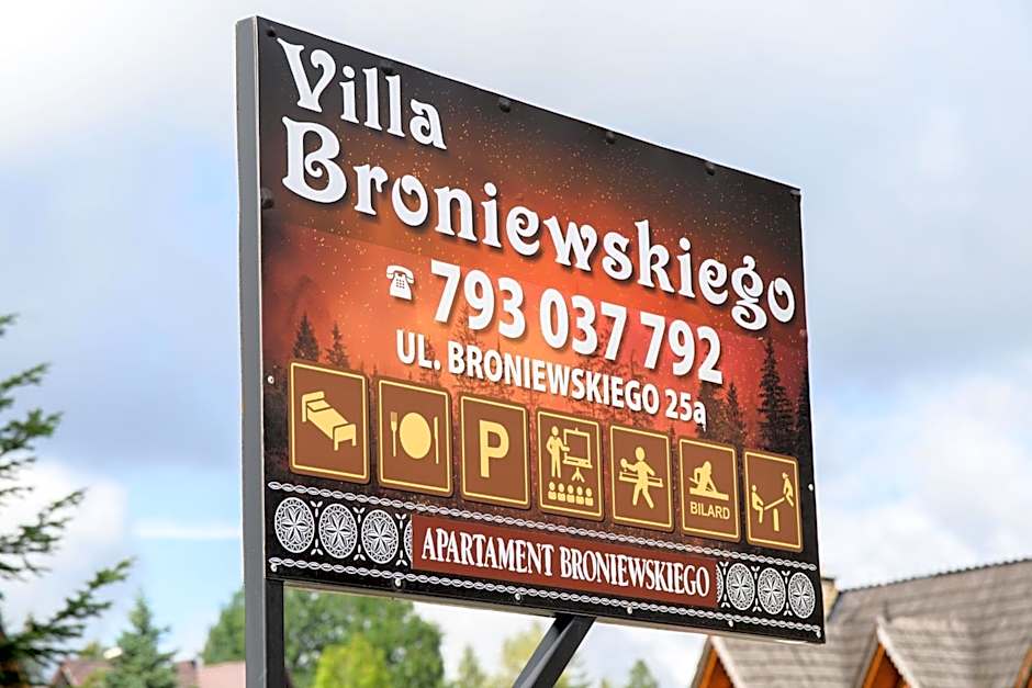 Villa Broniewskiego - Zakopane Apartamenty Pokoje
