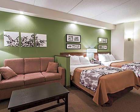 Suite with Two Double Beds - Non-Smoking with Sofabed