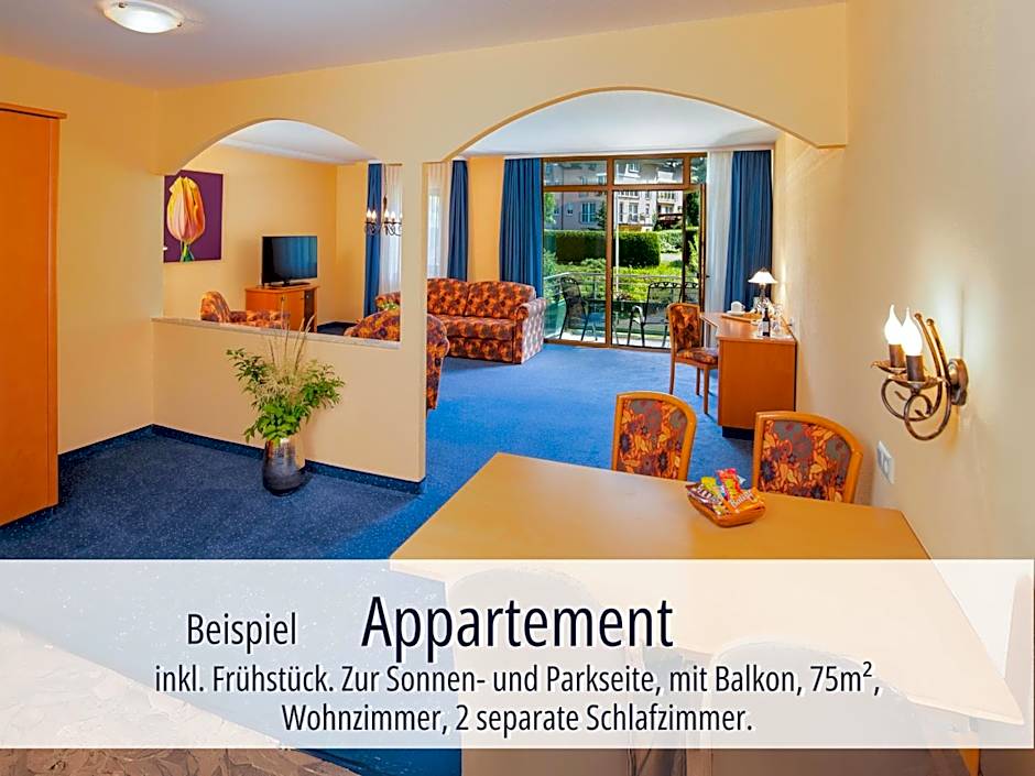 Hotel Am Kurhaus mit erstem Ayurveda Center Sachsens - direkt am Gesundheitsbad ACTINON & Kurpark