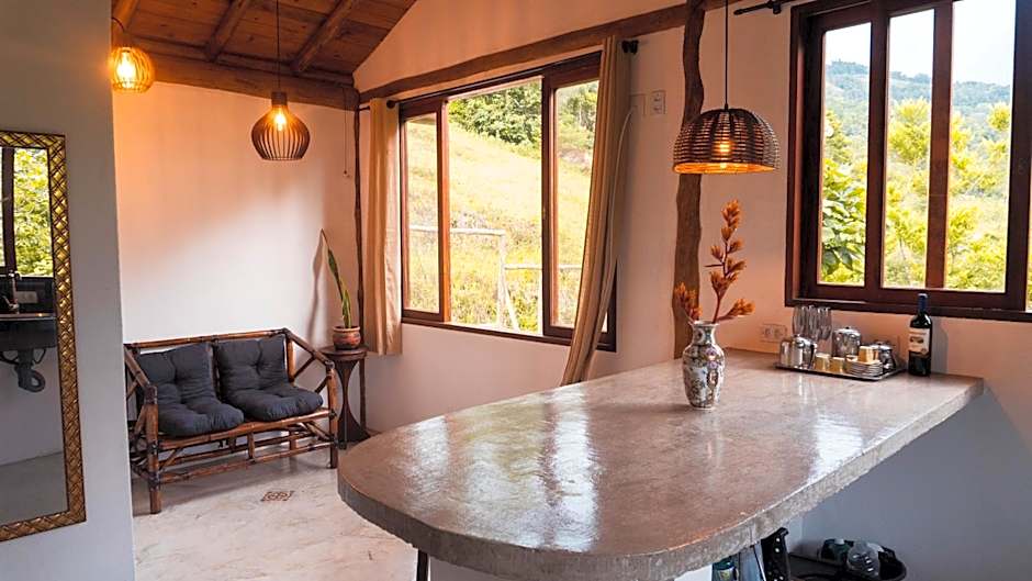 Ecocasa azul - Chalé na mata