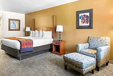 1 King Bed Non-Smoking Lounge Chair Work Desk Microwave And Refrigerator Wi-Fi Full Breakfast