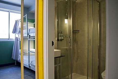 Bed in 4-Bed Mixed Dormitory Room with Private Bathroom
