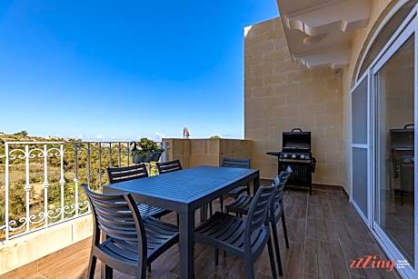 Gozo - Apartment with stunning views   shared pool