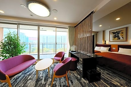 Suite(Two Double Beds) with Massage Chair and Balcony - Non-Smoking