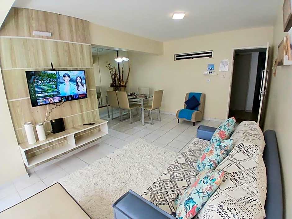 BEIRA-MAR praia pajuçara com lavadora - dois quartos - Apto 304