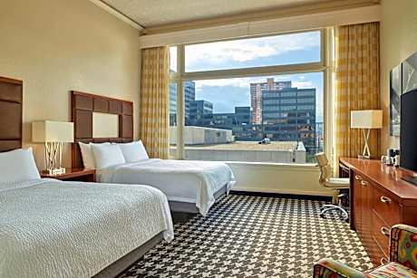 Queen Room with Two Queen Beds and City View