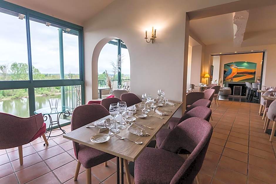 HOTEL restaurant COTE GARONNE le BALCON DES DAMES - Tonneins Fauillet Marmande - vue panoramique bor