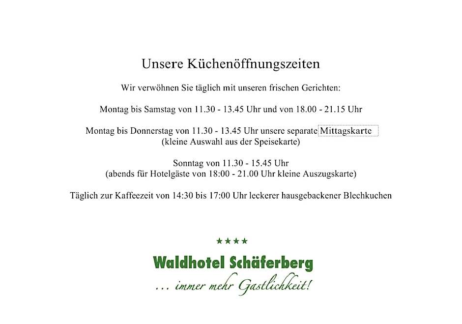 Waldhotel Schäferberg