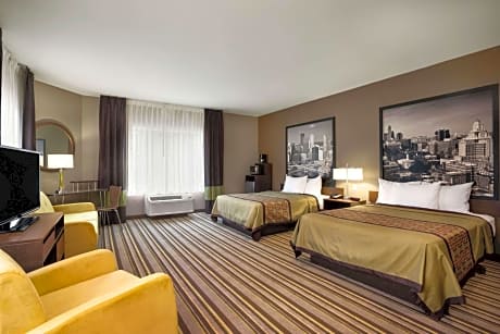 2 Queen Beds Studio Suite Non-Smoking