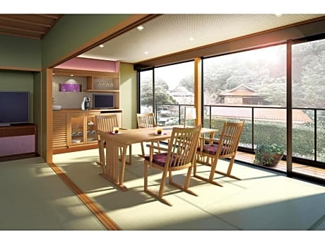 Special Plan, Non-Smoking, Japanese-style Room (12.5 tatami + 7.5 tatami + 2-tatami Fumikomi) (Sleeps 3) With Breakfast & Dinner