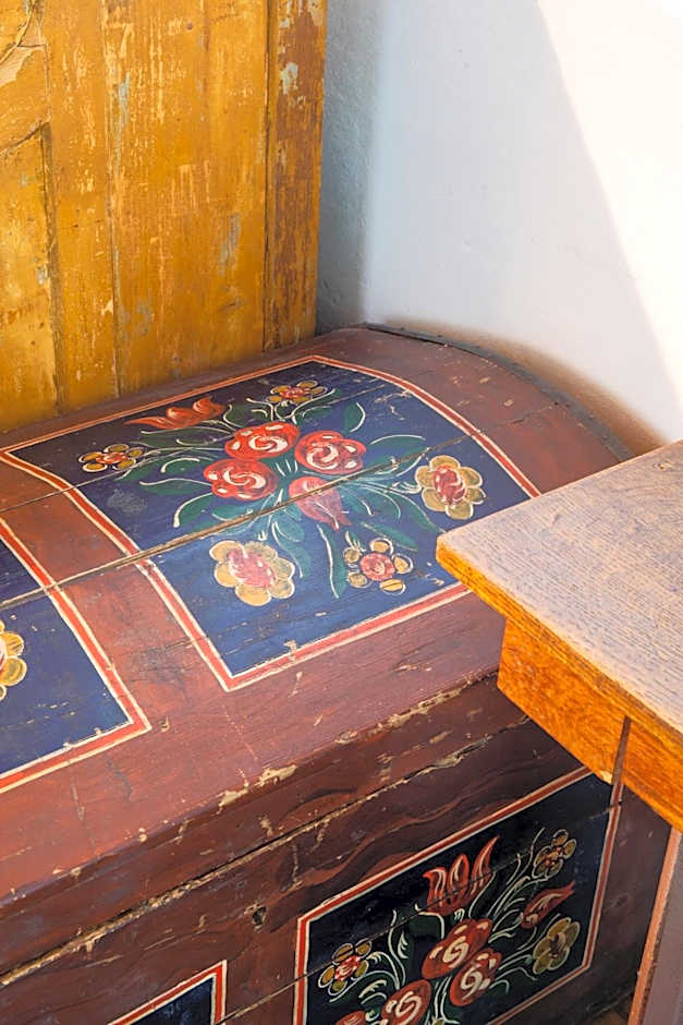 Viscri 32 - White Barn and Blue House