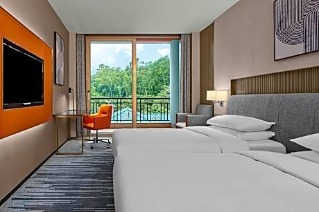 Deluxe Mountain Twin, Guest room, 2 Twin, Mountain view