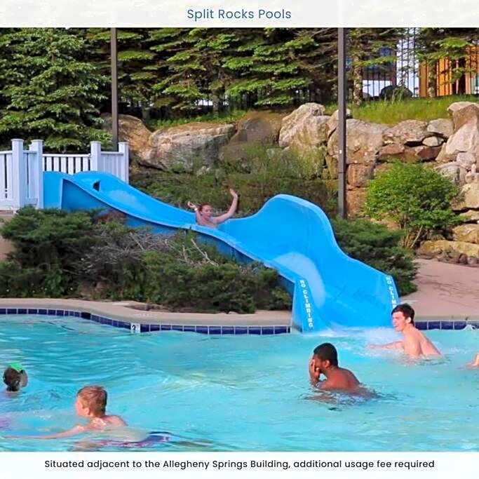 Allegheny Spring 326, ski in out, Pool HotTub