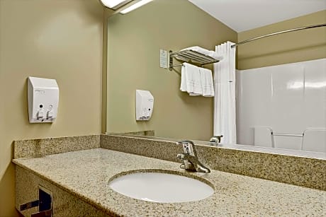 1 King Bed Mobility Accessible Room Roll-In Shower Non-Smoking