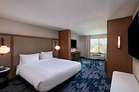 King Suite with Sofa Bed and Roll-in Shower - Mobility and Hearing Accessible