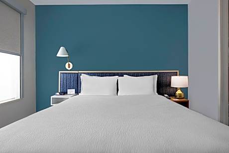 One-Bedroom King Suite with Sofa Bed and Roll-In Shower - Mobility and Hearing Accessible