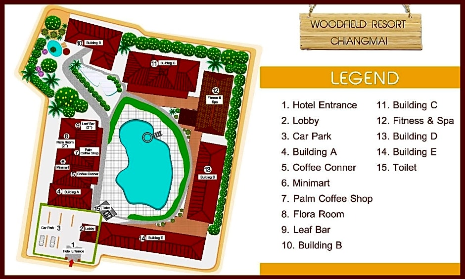 Woodfield Resort Chiang Mai - SHA Extra Plus