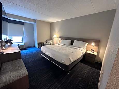 1 King Bed Mobility/Hearing Accessible Room Roll-In Shower Non-Smoking