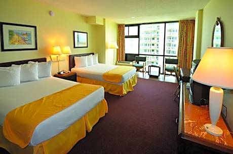 2 Double Beds, Deluxe Efficiency, Non-Smoking
