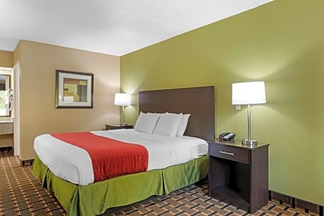 1 King Bed, Non-Smoking, High Speed Internet Access, Microwave And Refrigerator, Work Desk, Continental Breakfast