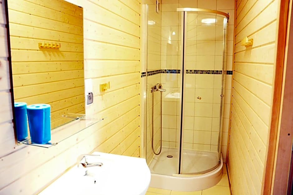 Błękitne domki przy morzu