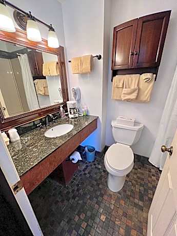 Double Room with Two Double Beds and Fireplace
