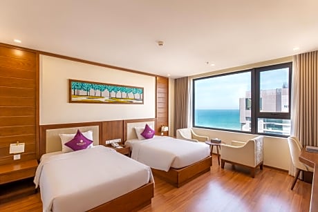 Deluxe Twin Room, Partial Sea View with Afternoon Tea Per Stay