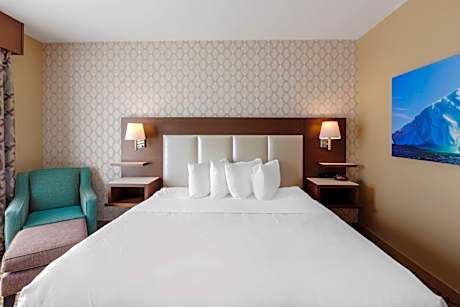 Suite-1 King Bed Non-Smoking Separate Bedroom Sofabed Microwave And Refrigerator