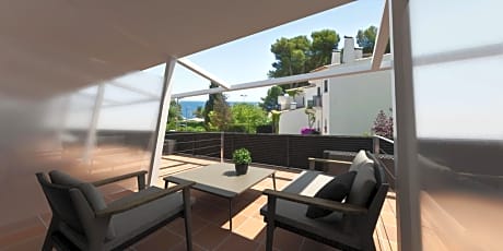 Double Room with Balcony and Partial Sea View