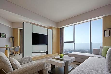 m club lounge access, 1 bedroom presidential suite, 1 king, city view, high floor