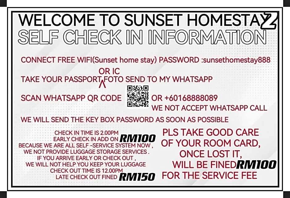 Sunset Homestay - Backpacker Hostel Self Checkin