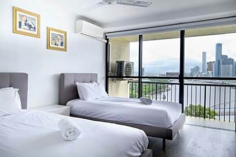 Three-Bedroom Apartment with Water View