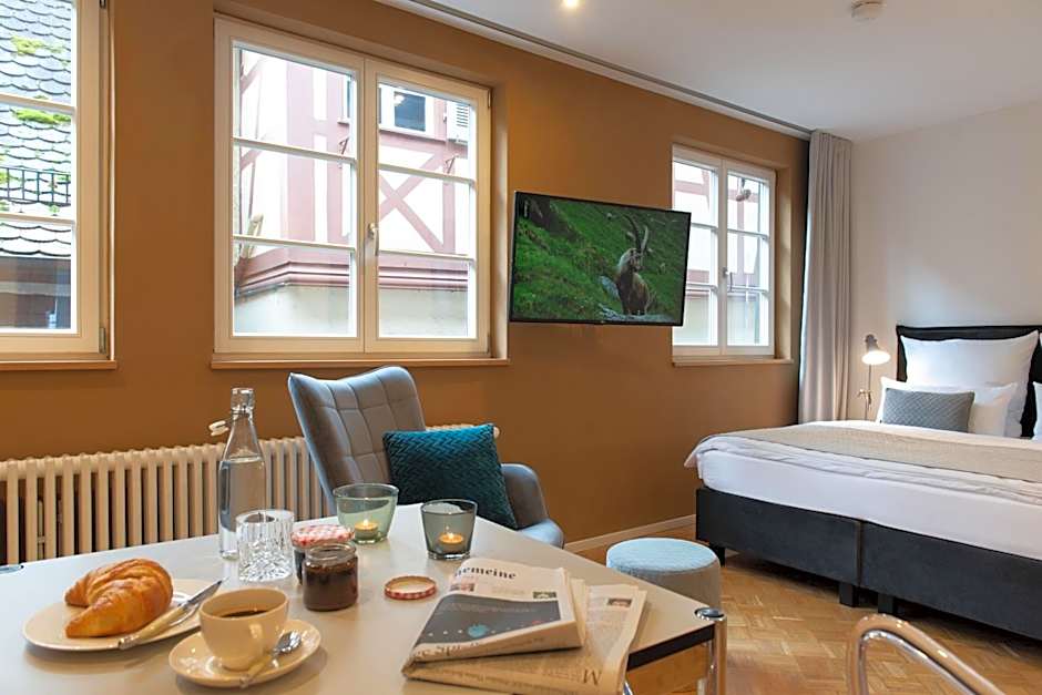 der Gänsbühl auf der Stadtmauer