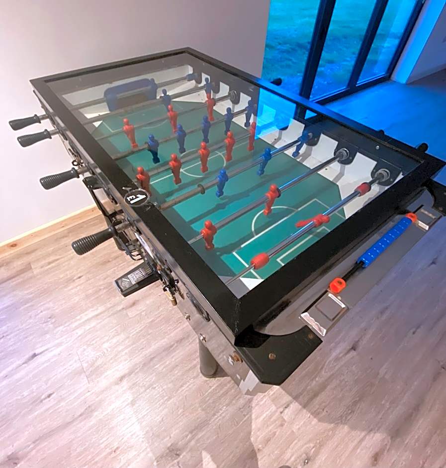 luxury pod with hot tub