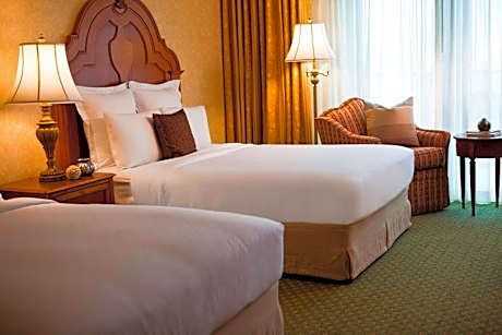 Double Room with Two Double Beds and Roll-in Shower - Mobility Accessible