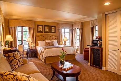 King Room with Mobility Accessible Roll-In Shower and Sofa Bed