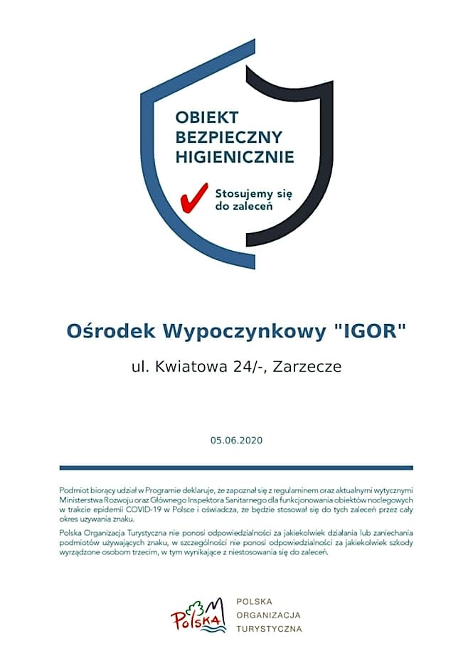 Ośrodek Wypoczynkowy IGOR nad Jeziorem Żywieckim