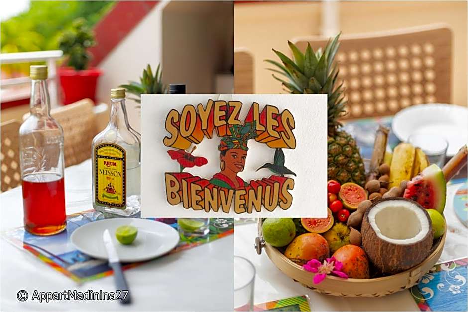 AppartMadinina 27 Sainte Luce 4-6 personnes vue mer