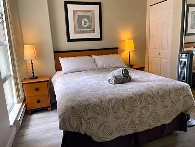 1BD+Den condo, with free parking in Downtown!