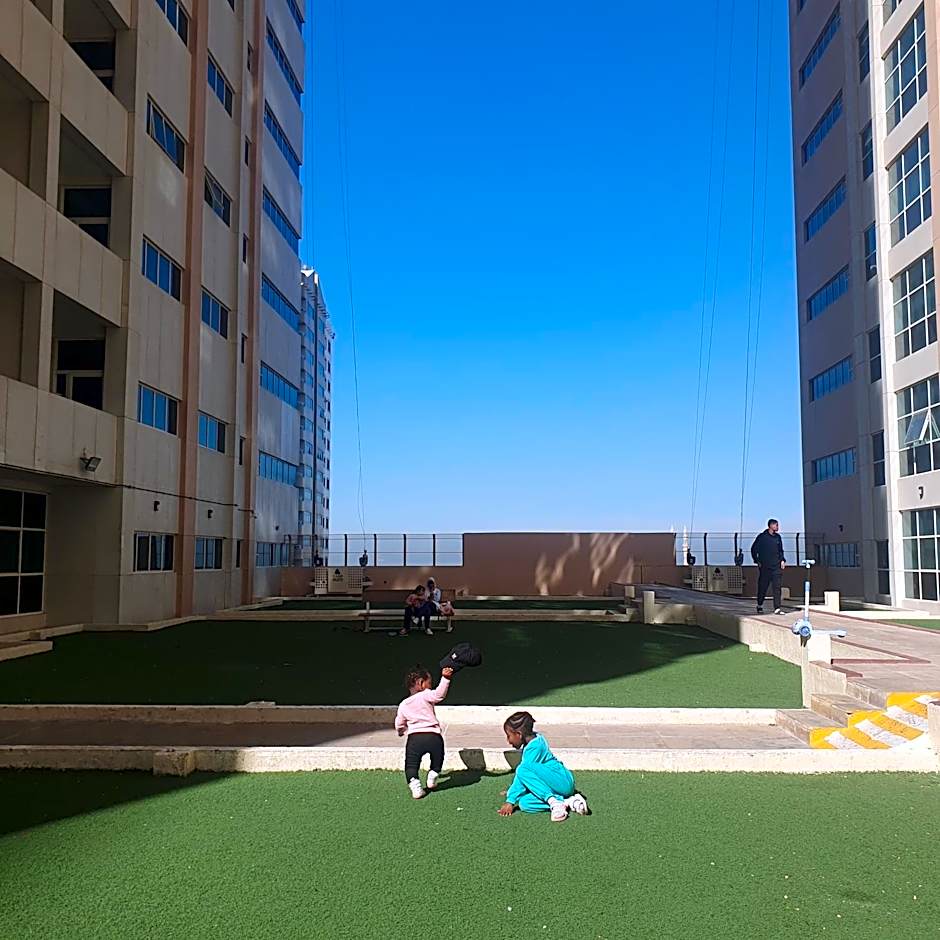 Sleek nordic style seaview condo