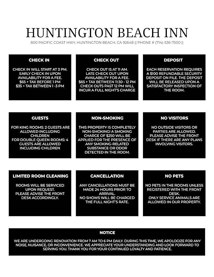HUNTINGTON BEACH INN